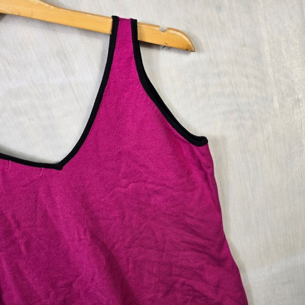CONRAD C COLLECTION Pink Embroidered Tank Top - Picture 7 of 7